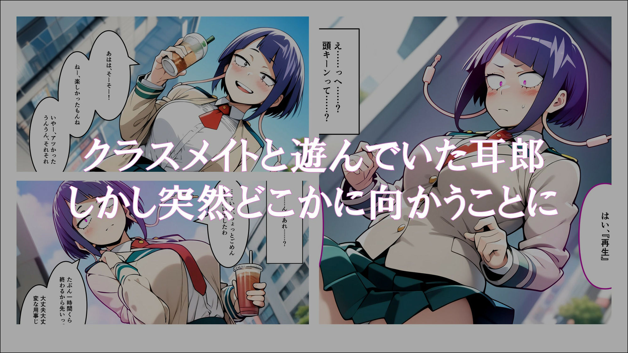 洗脳幻想『私がヒーローじゃなくなった日』耳郎 サンプル1ページ目