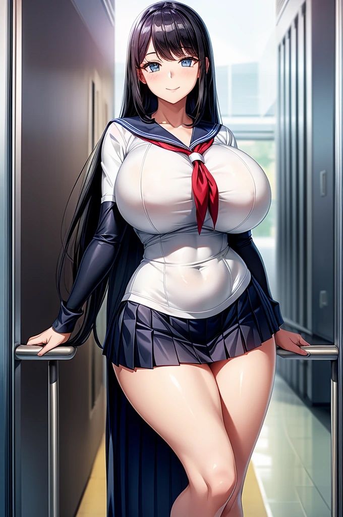爆乳コスプレ美女【妄想イラスト美女図鑑vol.120】 サンプル2ページ目