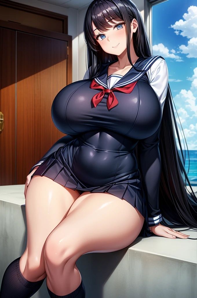 爆乳コスプレ美女【妄想イラスト美女図鑑vol.120】 サンプル3ページ目