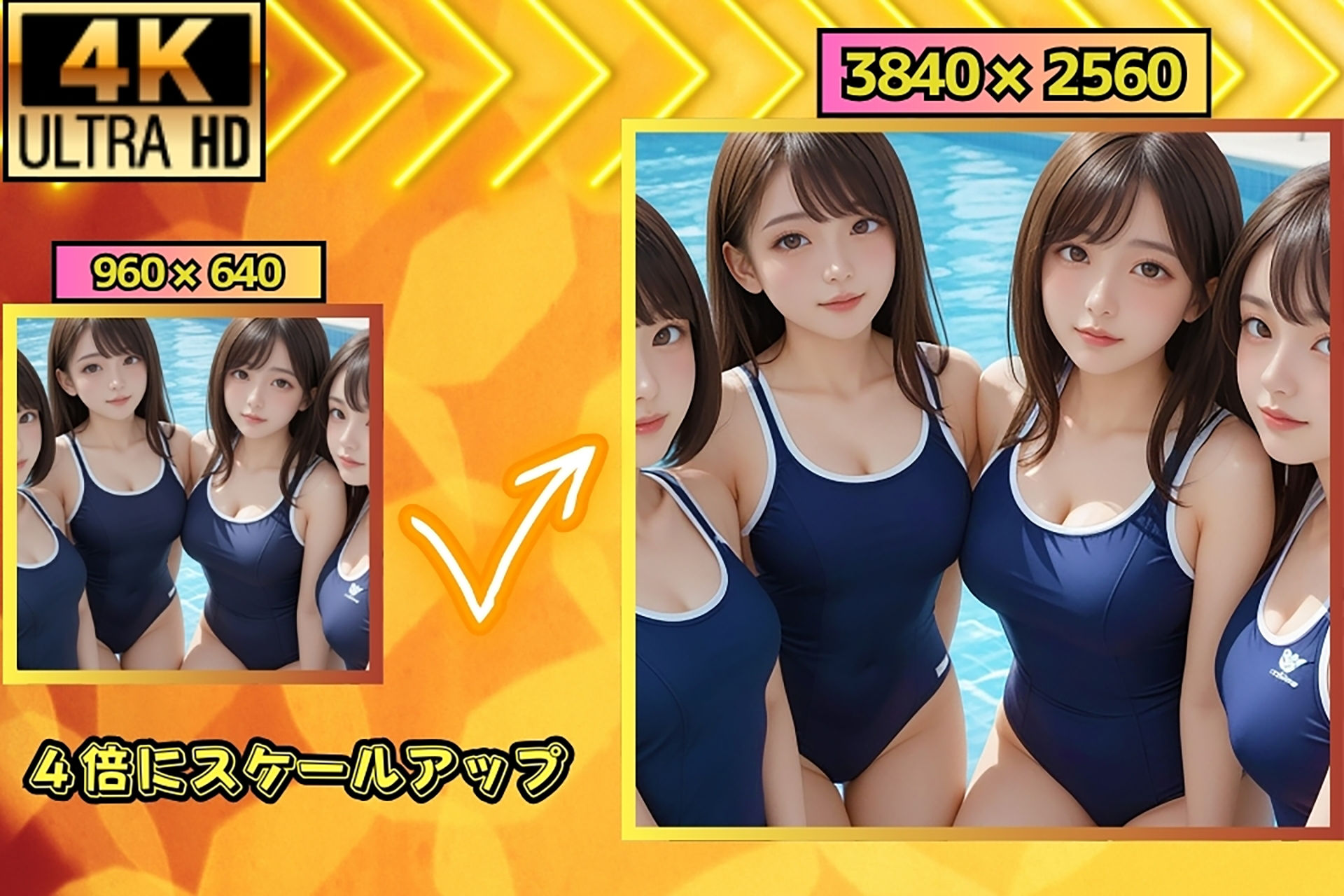 ハーレム学園 部活動体験〜水泳部編〜 サンプル3ページ目