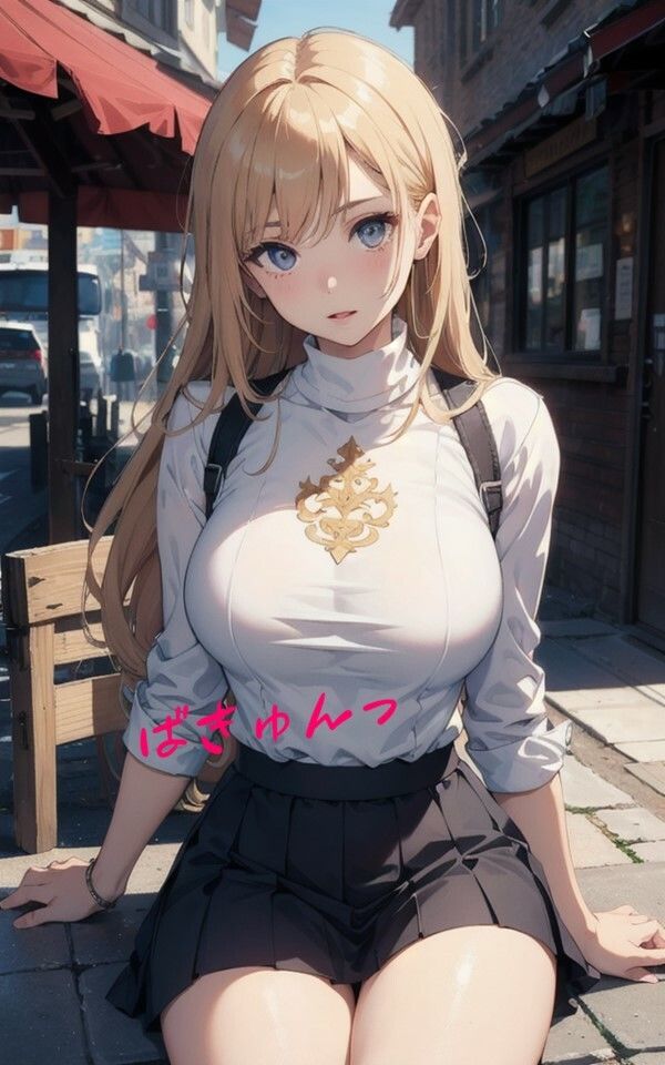 ぼくの街の爆乳ちゃん サンプル2ページ目