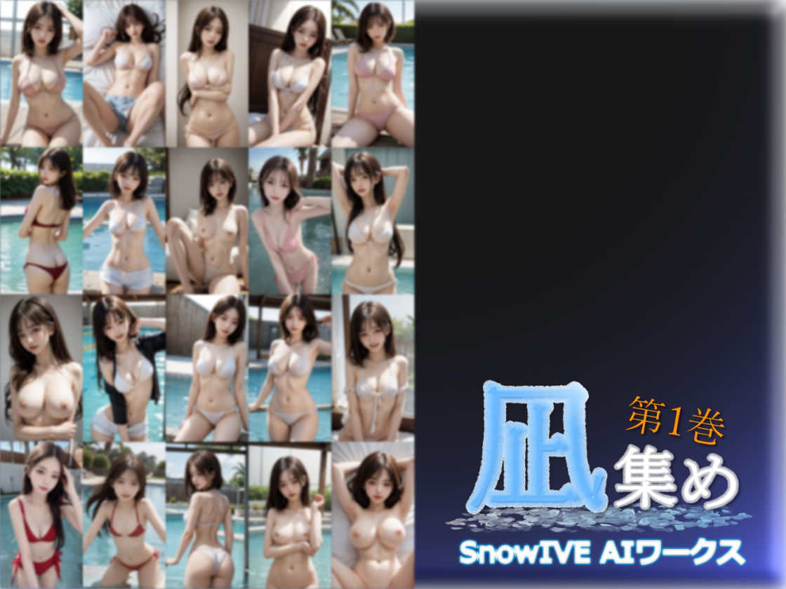 【訳アリ・お徳用パック】 凪集め 第1巻ー SnowIVE AIワークス ー 【全167枚】 サンプル1ページ目