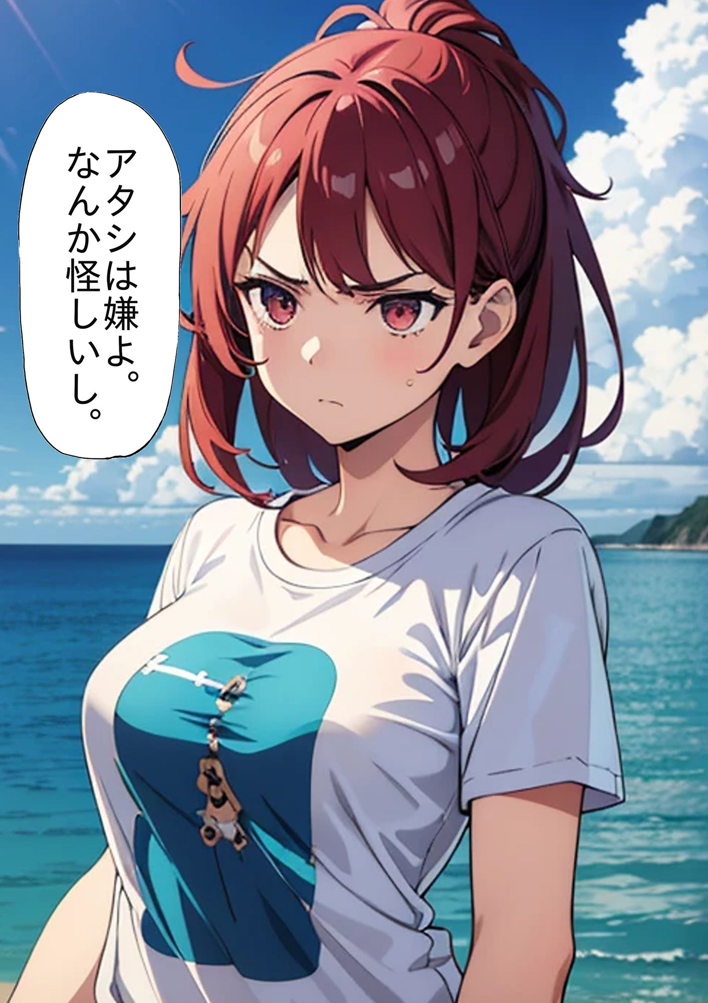 ダサい服を着てる女をナンパして水着撮影 CG集 サンプル2ページ目
