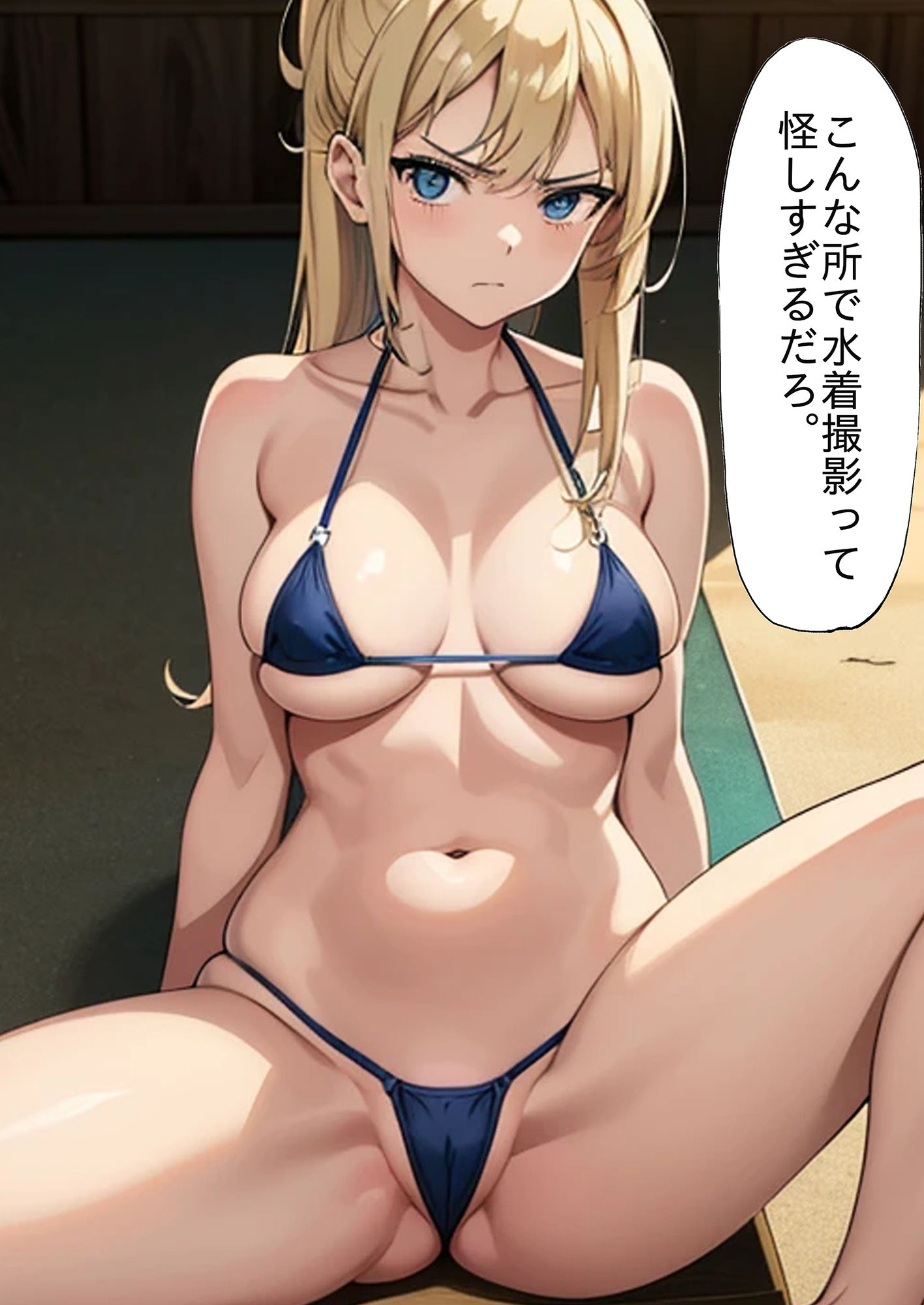 ダサい服を着てる女をナンパして水着撮影 CG集 サンプル3ページ目