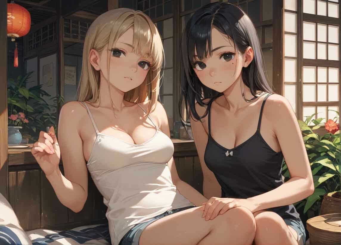 幼なじみ姉妹と禁断のトライアングル サンプル1ページ目