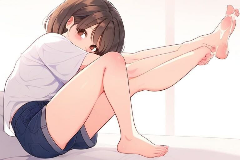 セミロング女子の足コキ〜綺麗な身体いただきます〜 サンプル7ページ目