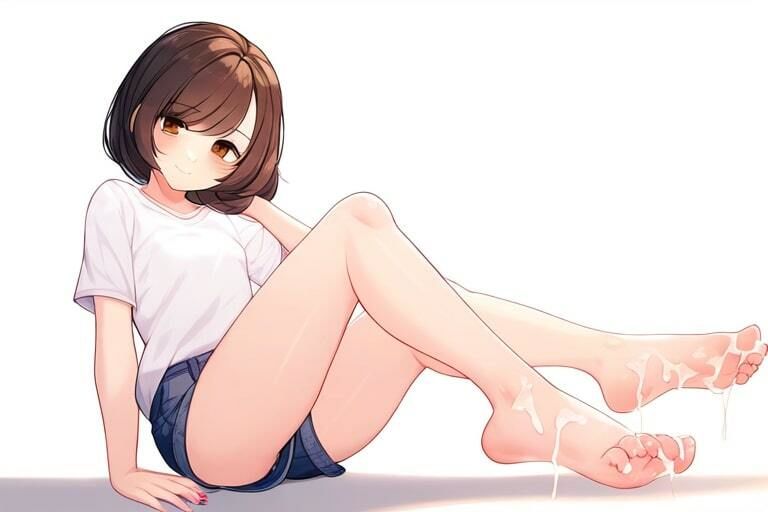 気持ちいいことが好きな女の子〜足コキと本気エッチ〜 サンプル7ページ目