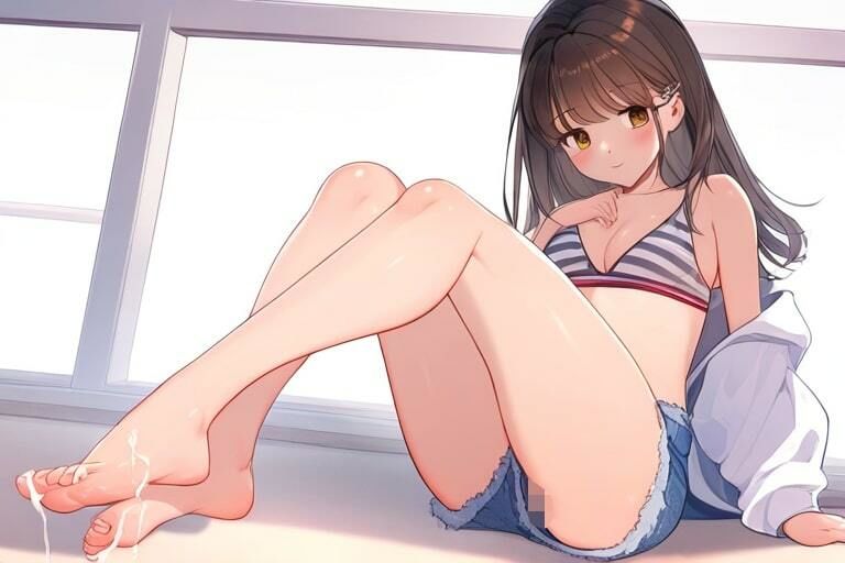 気持ちいいことが好きな女の子〜足コキと本気エッチ〜 サンプル8ページ目