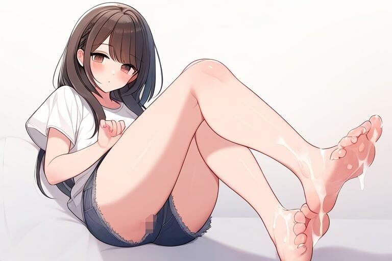 黒髪清楚な女の子とお遊戯〜足コキそして足コキ次も足コキ〜 サンプル2ページ目