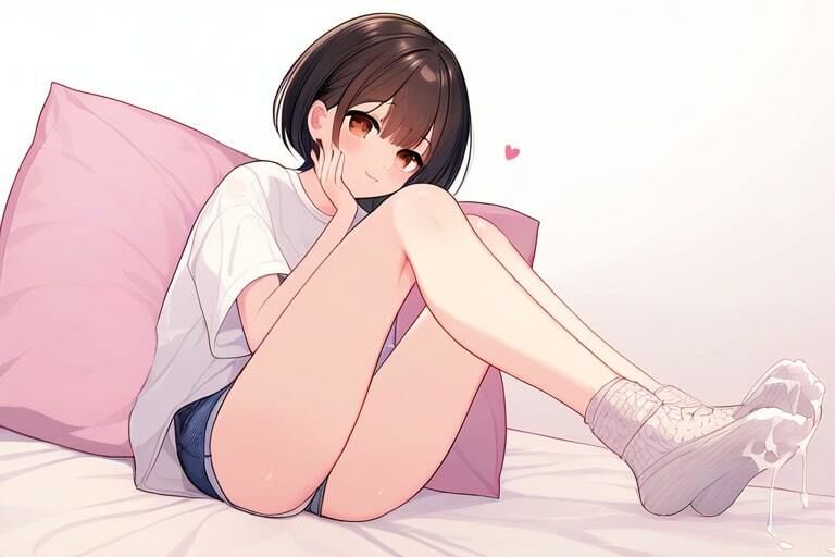 黒髪清楚な女の子とお遊戯〜足コキそして足コキ次も足コキ〜 サンプル6ページ目