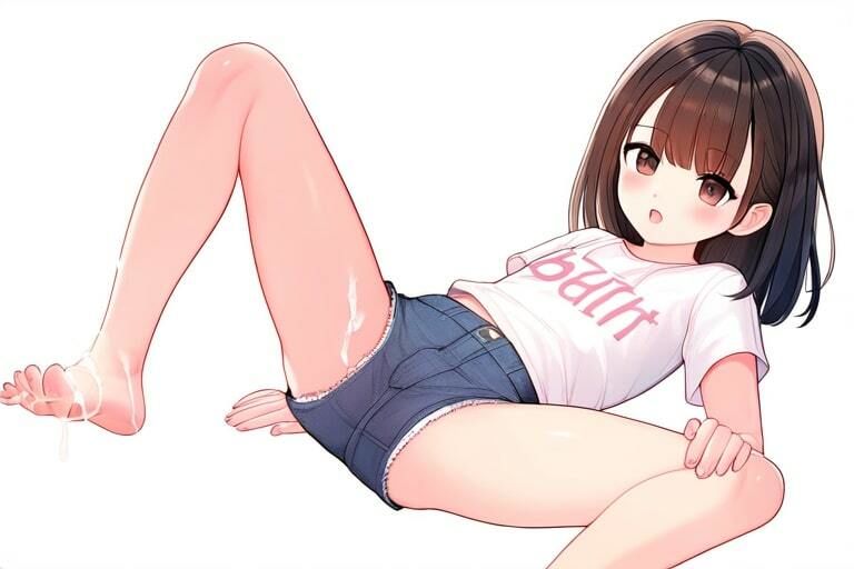 黒髪清楚な女の子とお遊戯〜足コキそして足コキ次も足コキ〜 サンプル9ページ目