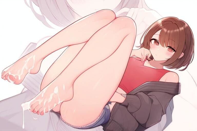 女の子の臭い足の匂いでイク！〜気持ちいいぶっかけの時間だよ〜 サンプル3ページ目