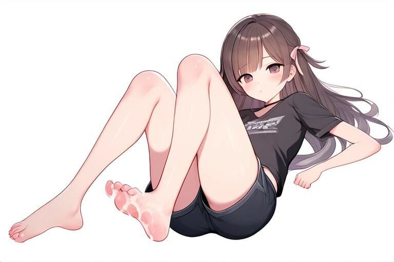 女の子の臭い足の匂いでイク！〜気持ちいいぶっかけの時間だよ〜 サンプル6ページ目