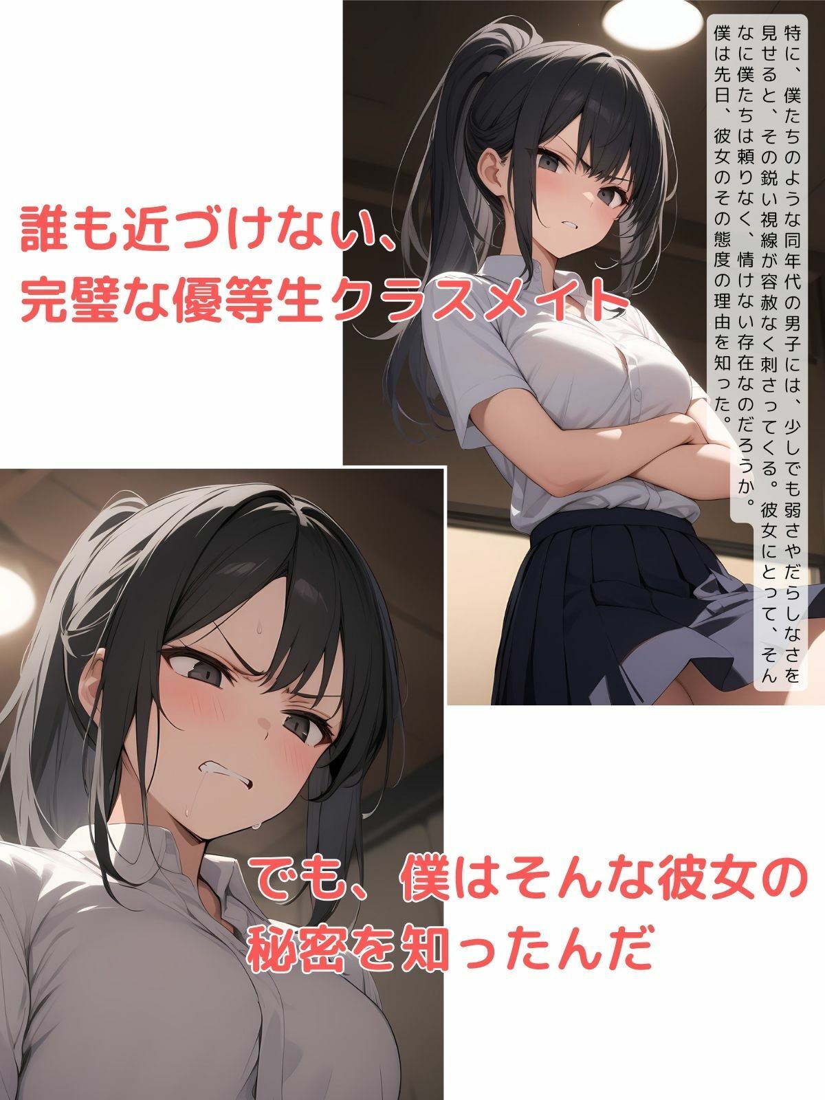 強気なクラスメイトは弱みを握られても簡単には堕ちない サンプル1ページ目