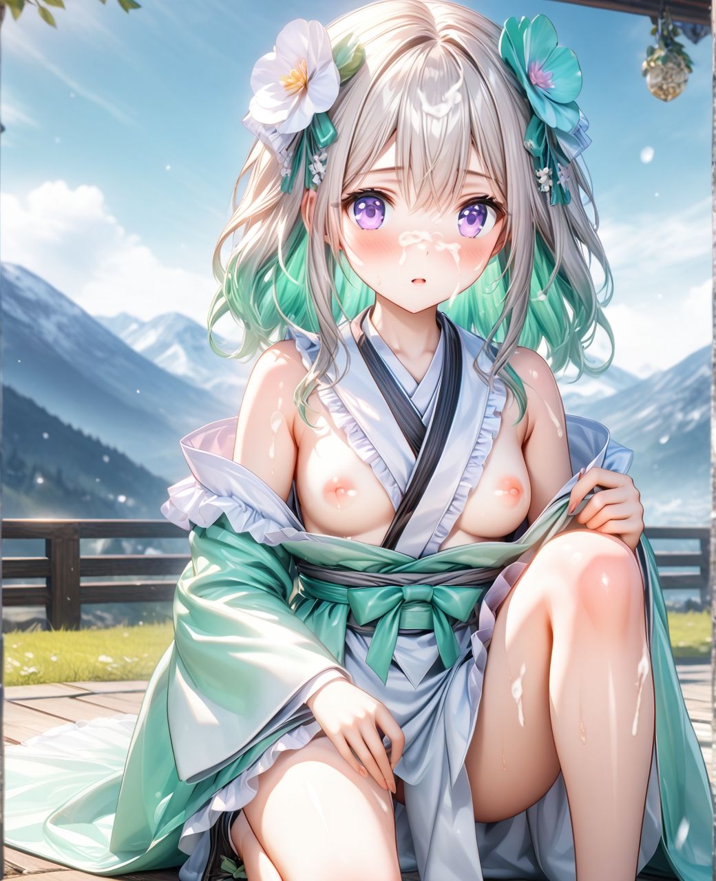 美少女〇〇まみれ・白濁の恥辱vol.1 サンプル9ページ目