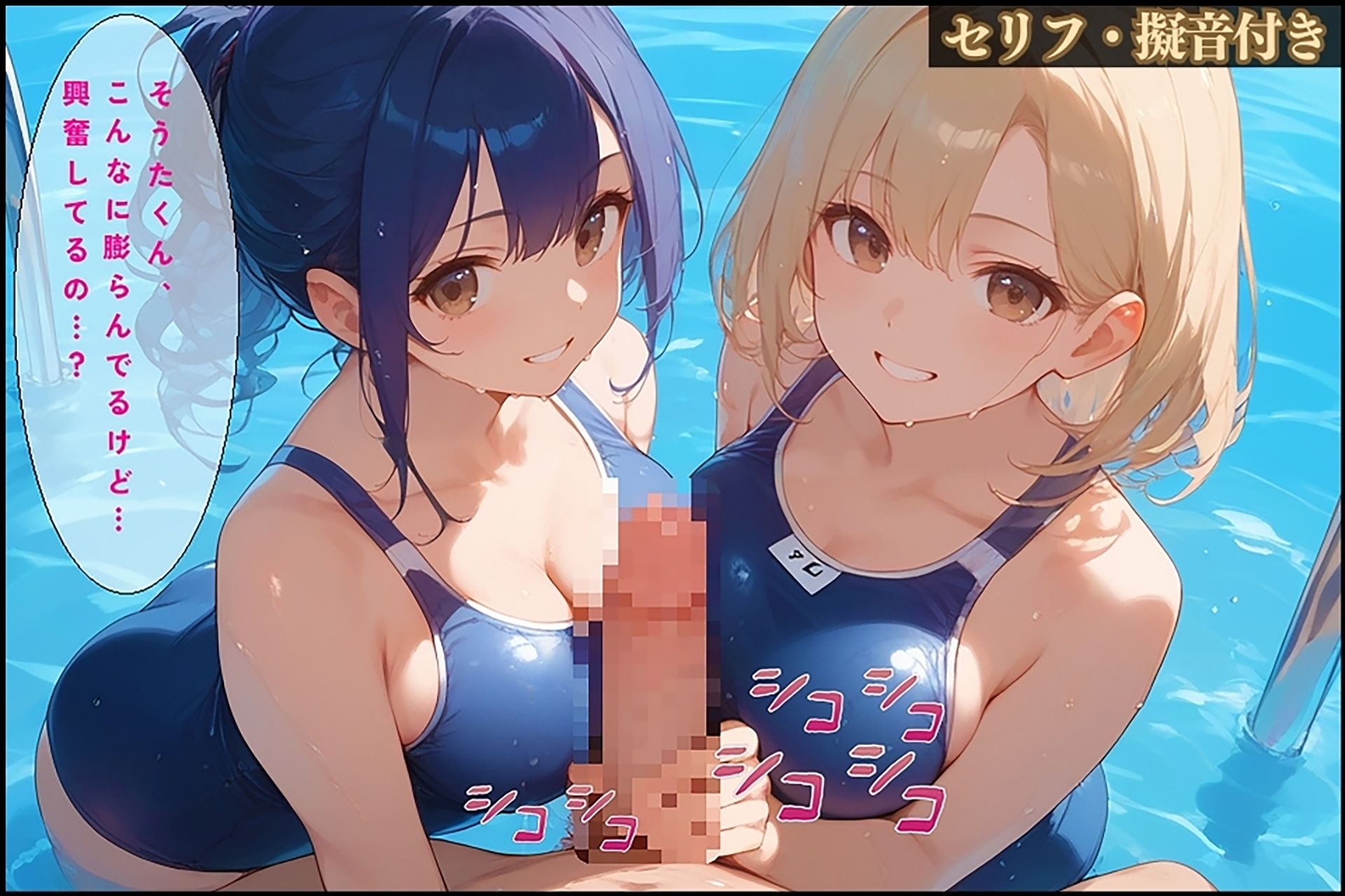 女子だらけの学園生活 ハーレム部活動〜水泳部編〜 サンプル7ページ目