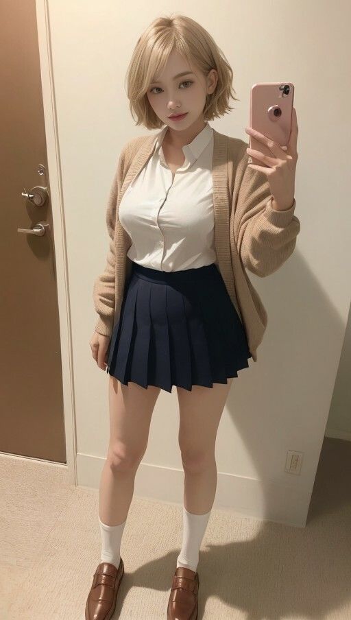 制服コスでパシャリ写真集 サンプル4ページ目