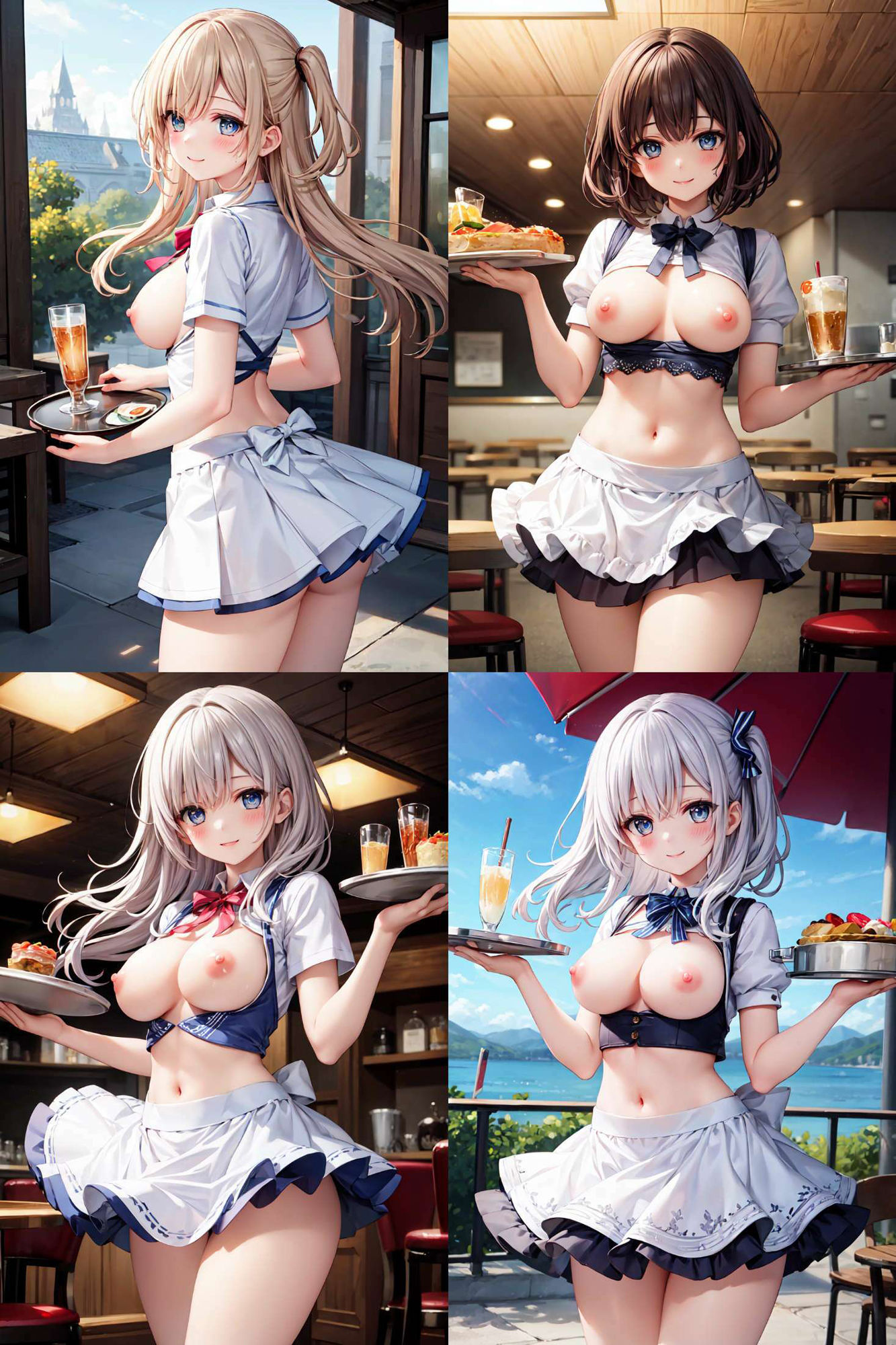 おっぱいウエイトレス サンプル1ページ目