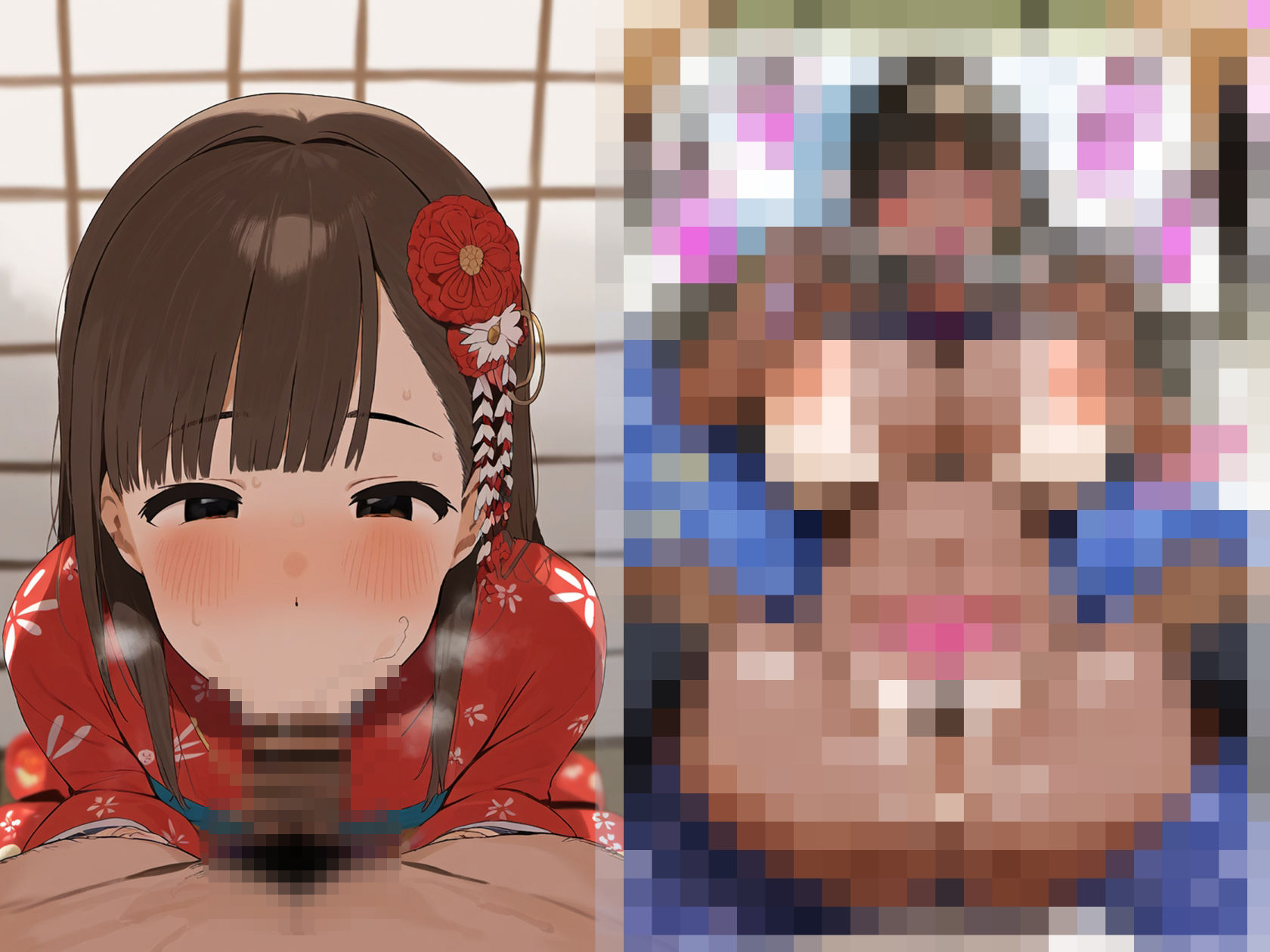 清楚キャラビッチ化記録集 サンプル1ページ目