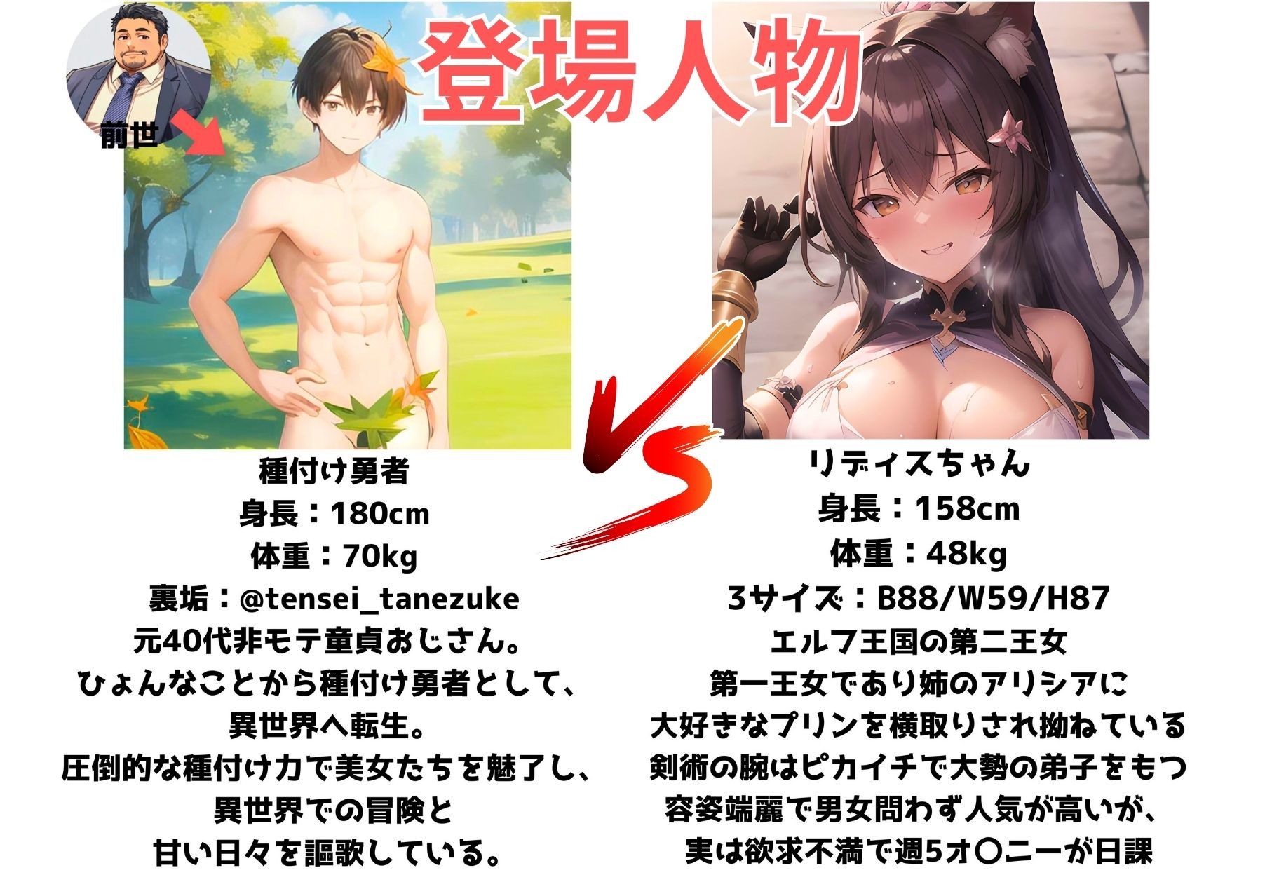猫耳王国のお姫様がチン棒に服従した件〜姉御肌系第2王女編〜 サンプル1ページ目