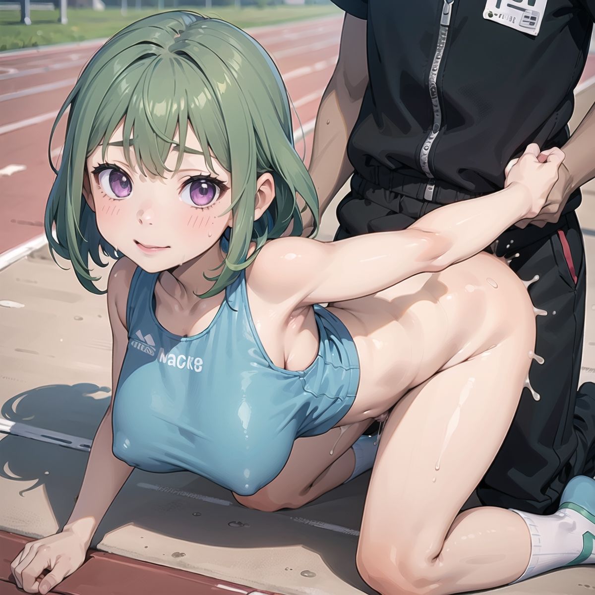 【vol.4】陸上女子のナイショの居残り指導 サンプル4ページ目