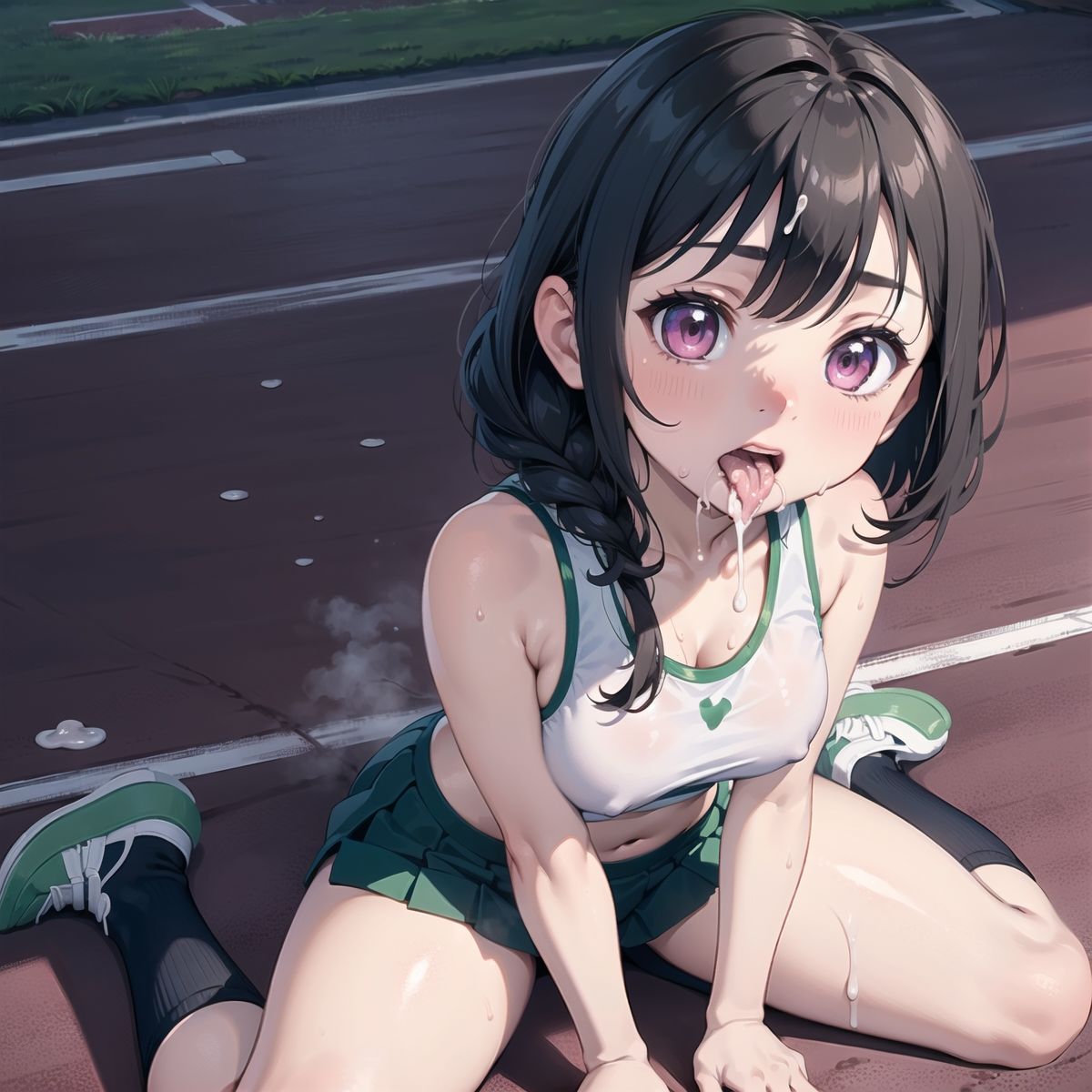 【vol.9】陸上女子のナイショの居残り指導 サンプル1ページ目