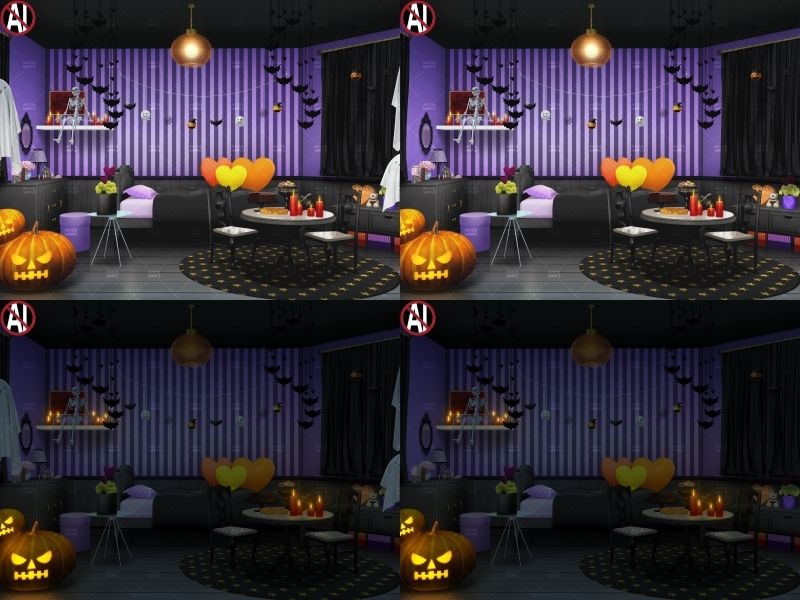みにくる背景CG素材集『ハロウィン編』part01 サンプル3ページ目