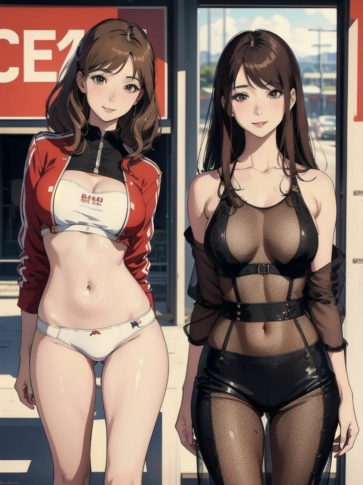 美人で巨乳なレースクイーンの大事なオシゴト サンプル1ページ目