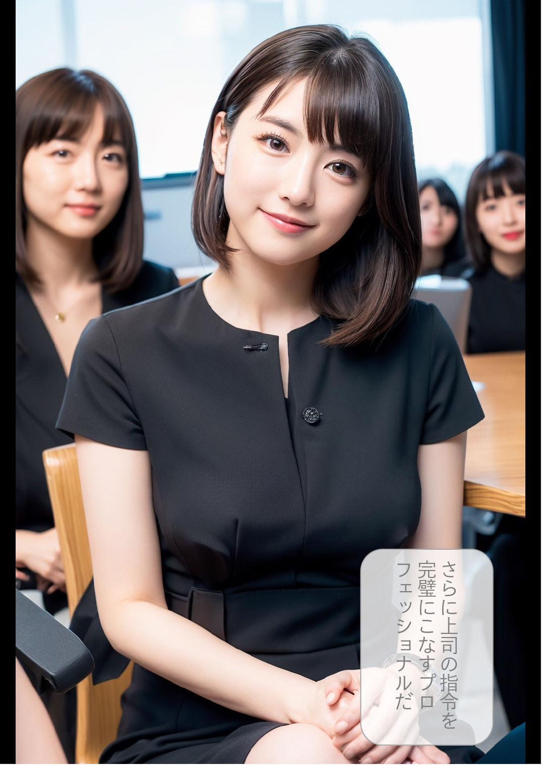 ［ストーリー＋大量画像］美人揃いの秘書課は中出し性処理担当 サンプル3ページ目