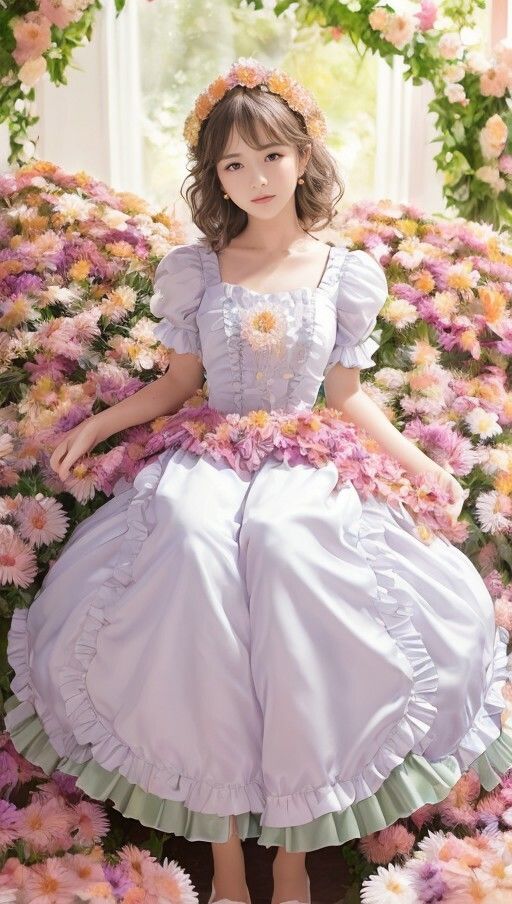 ガーベラとドレスでパシャリ写真集 サンプル2ページ目