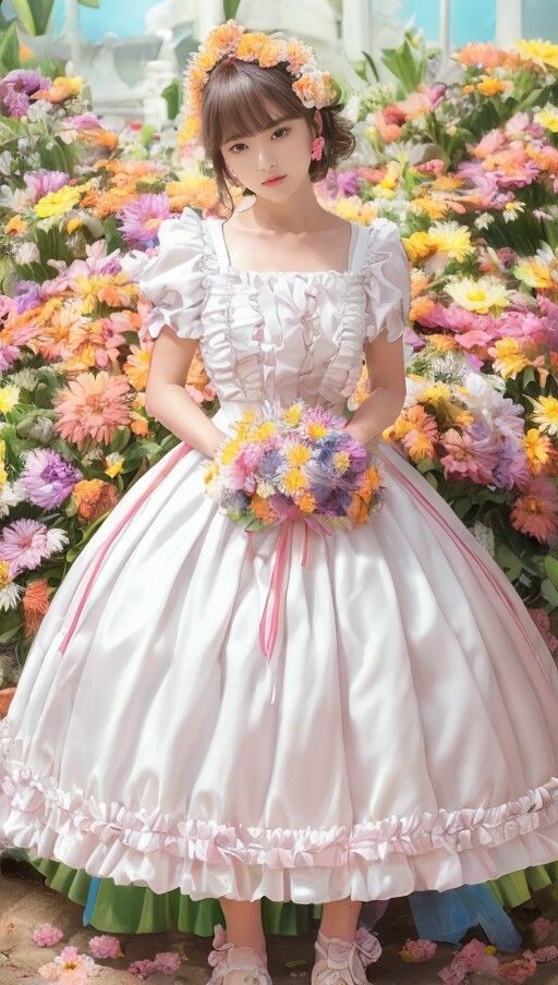 ガーベラとドレスでパシャリ写真集 サンプル3ページ目