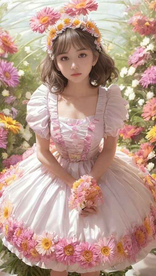 ガーベラとドレスでパシャリ写真集 サンプル4ページ目
