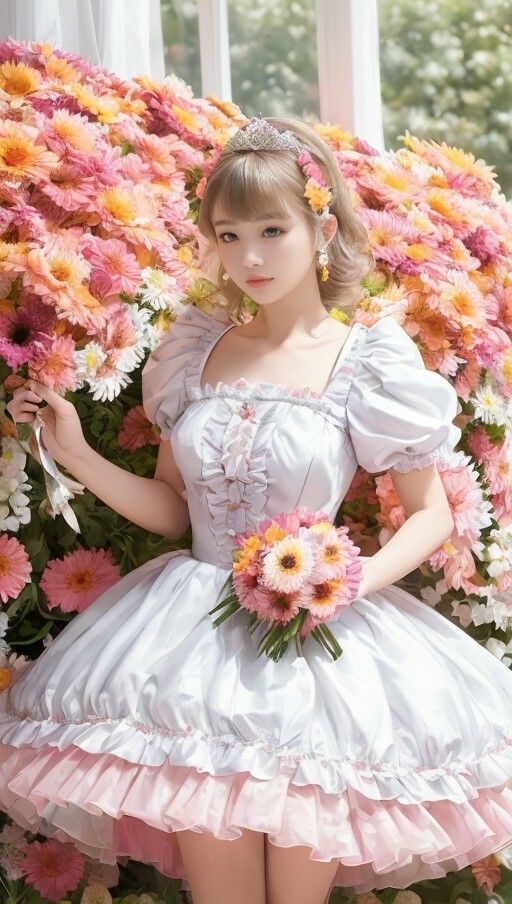 ガーベラとドレスでパシャリ写真集 サンプル6ページ目