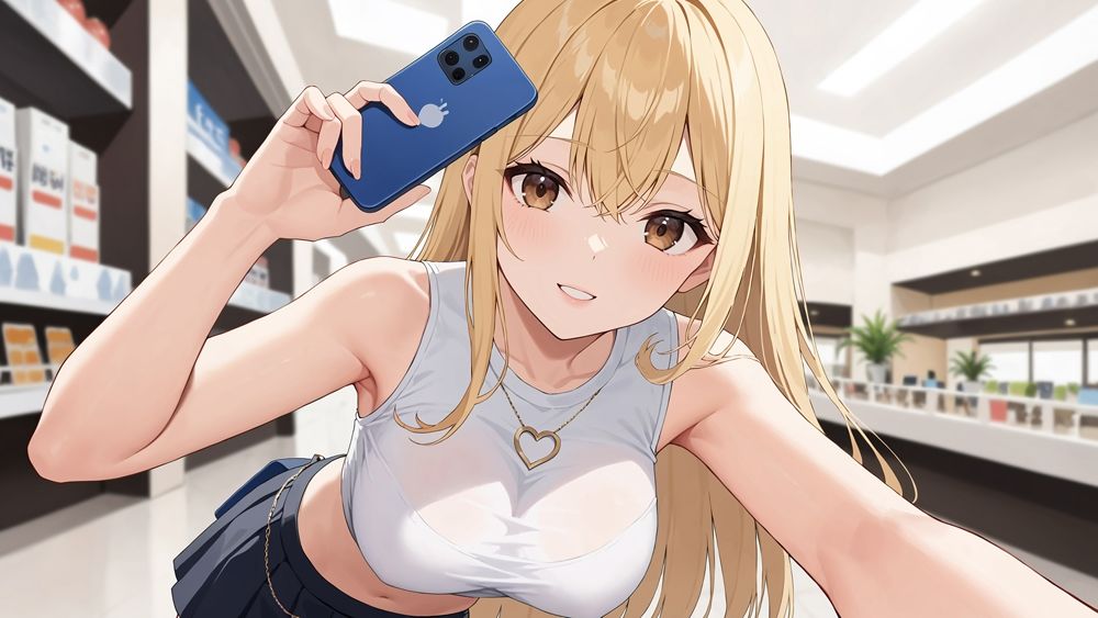 白ギャルビッチちゃんの日常 サンプル3ページ目
