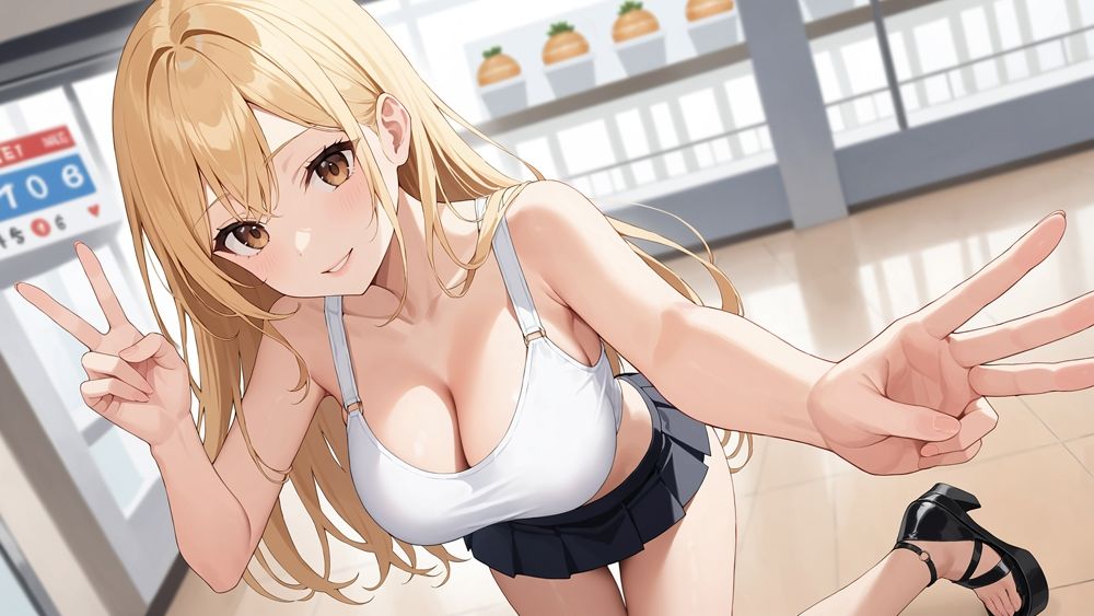 白ギャルビッチちゃんの日常 サンプル4ページ目