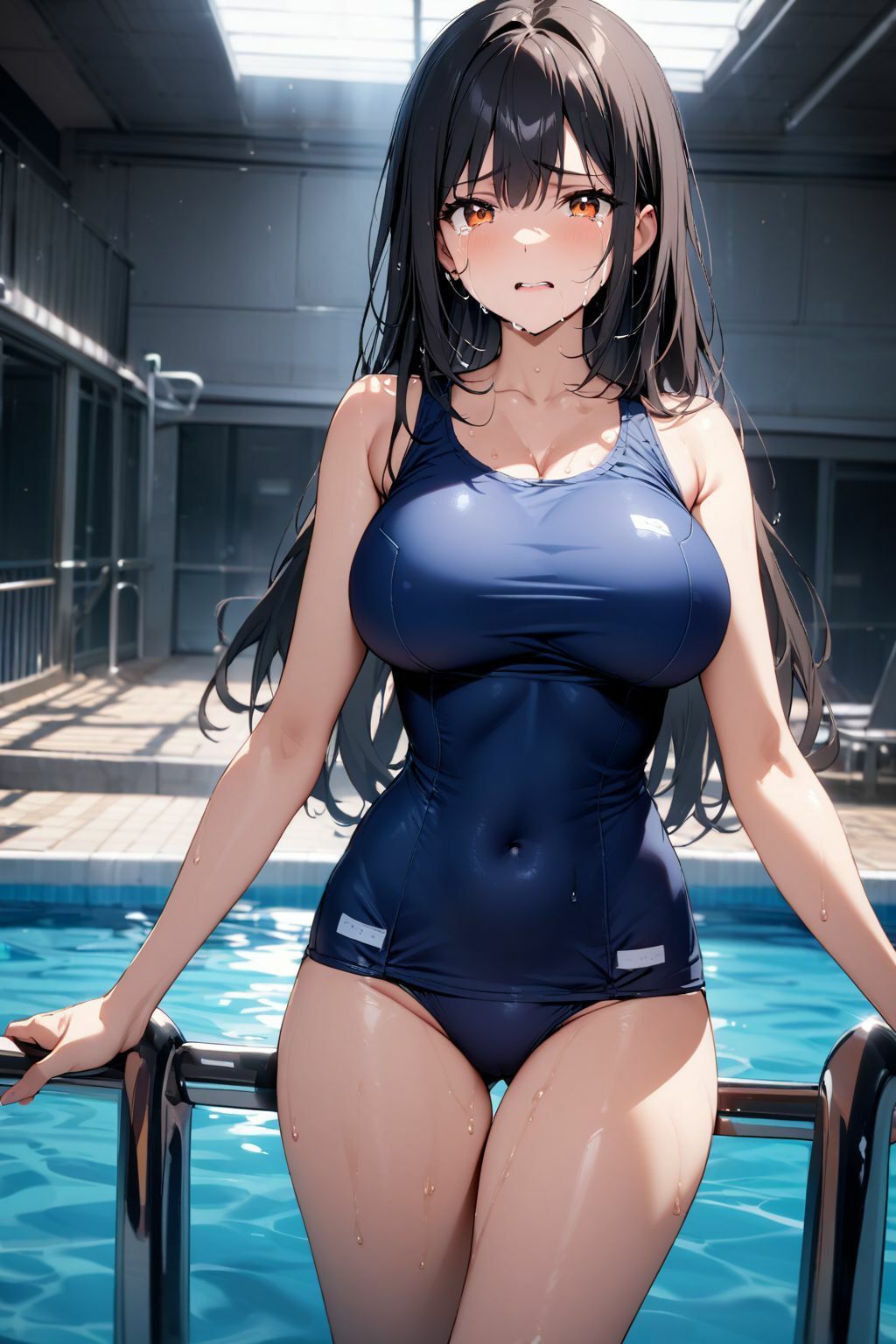 呑み込みの悪い巨乳水泳部員を緊縛セックスで中だし調教した件 サンプル1ページ目