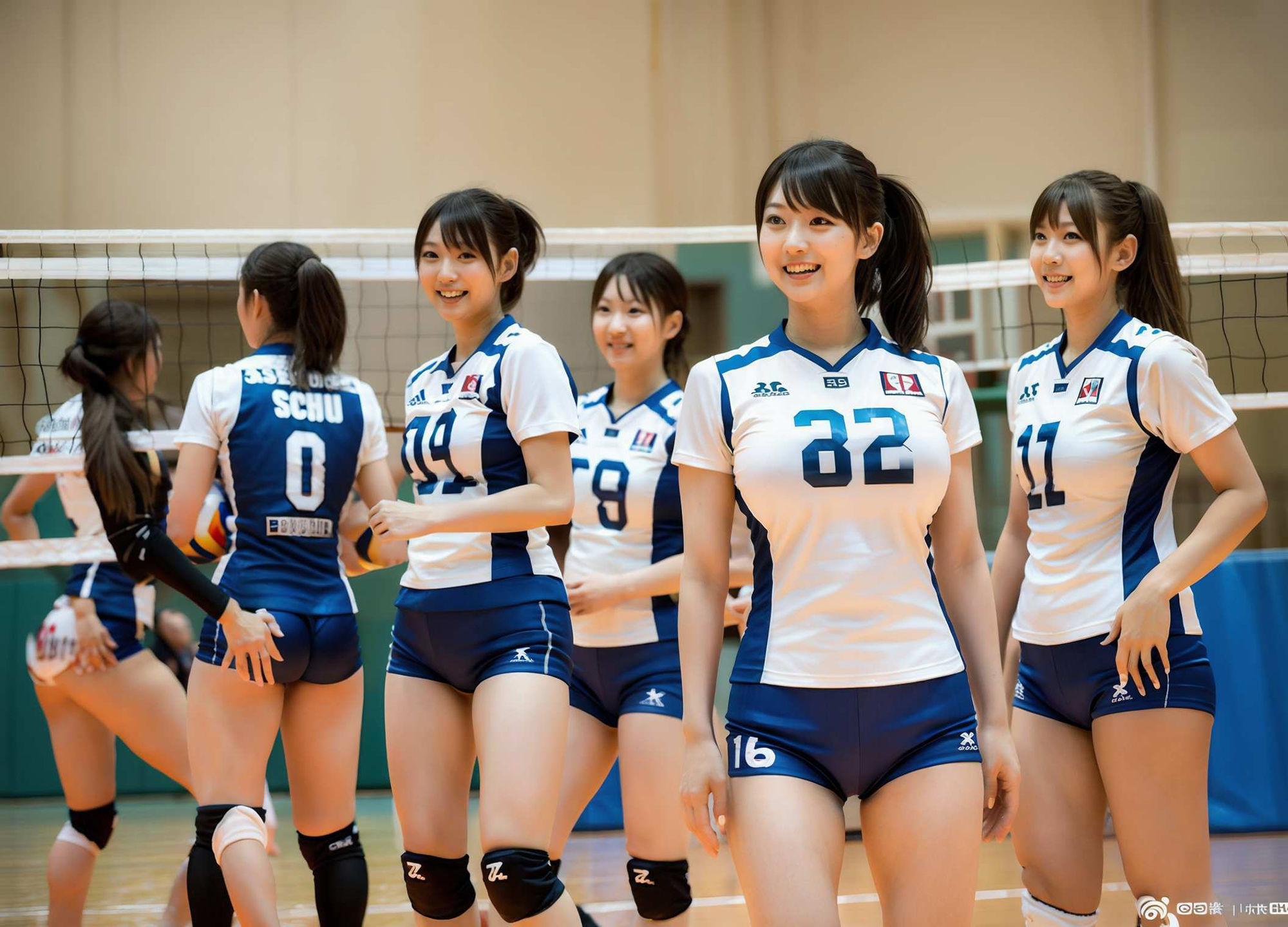 最強 美女軍団 おっぱい巨乳バレー部？ サンプル6ページ目