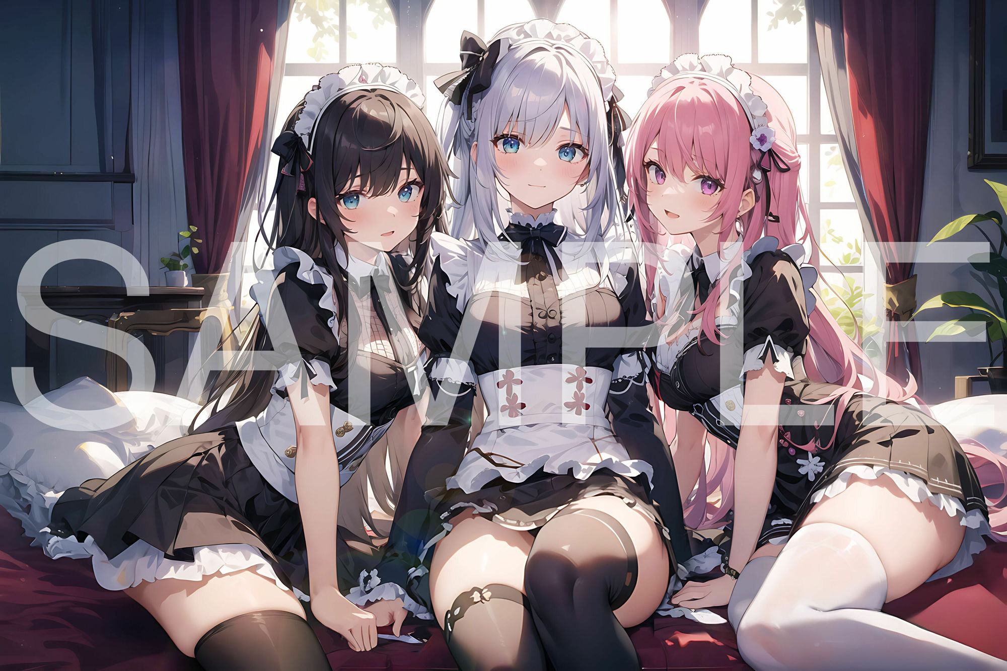 メイド×ハーレム サンプル1ページ目