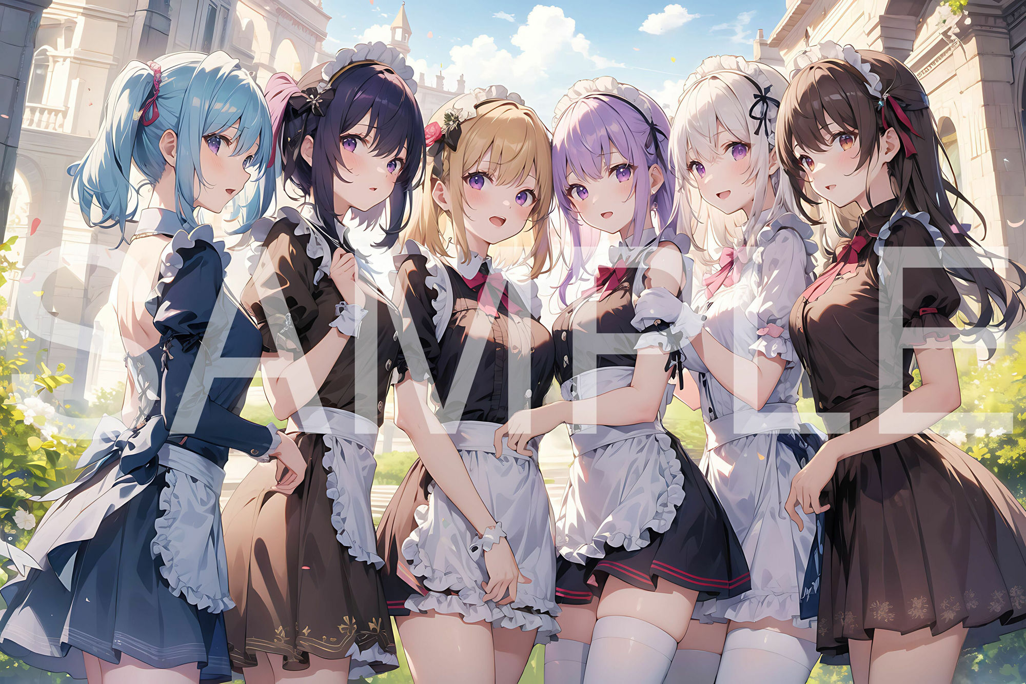 メイド×ハーレム サンプル2ページ目