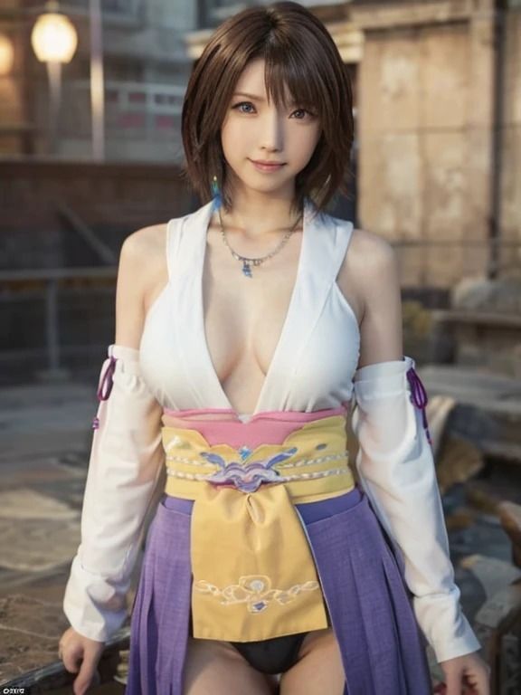 召喚士ユウナの輝き:コスプレ美女の幻想世界 サンプル1ページ目