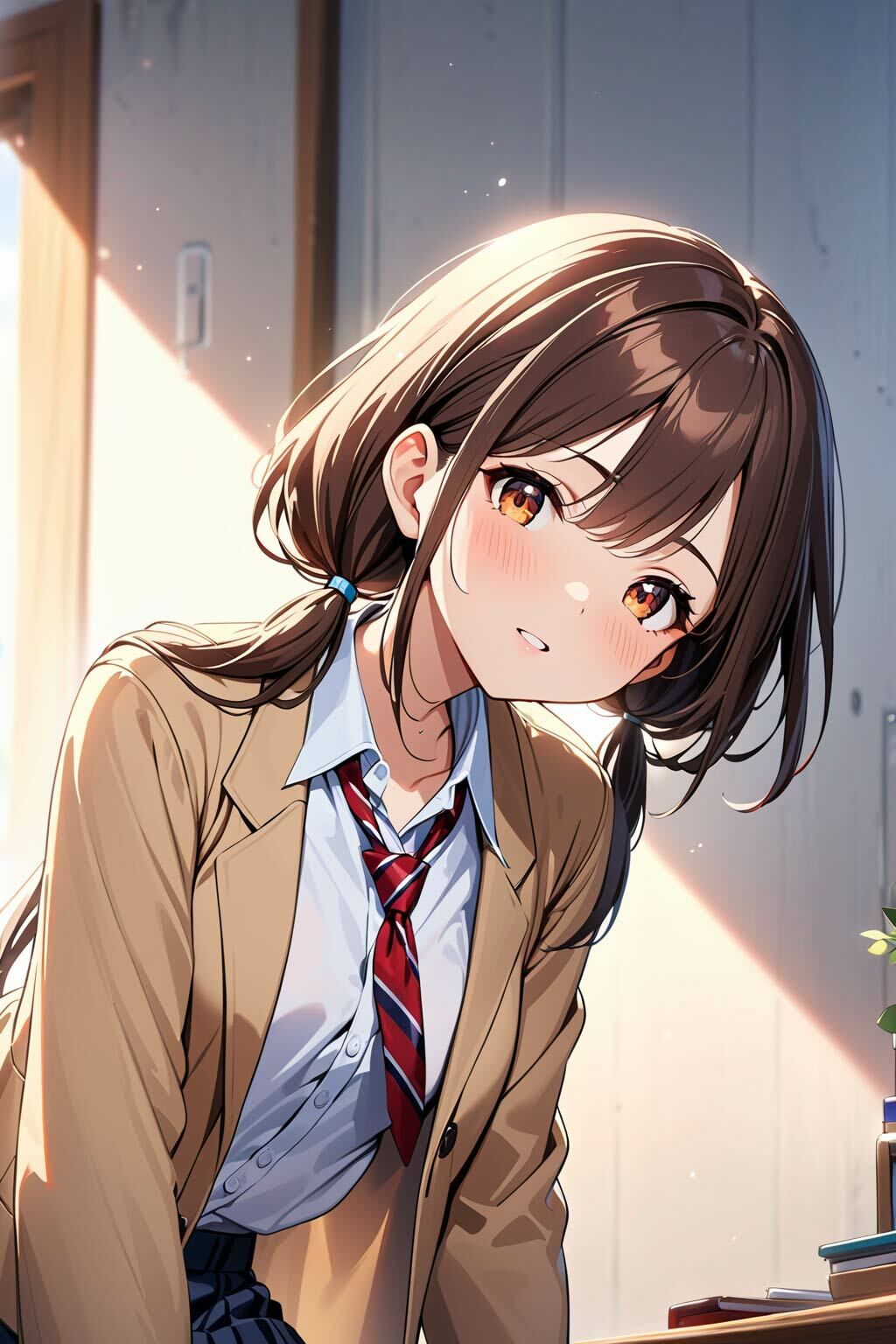 真面目系女子と教室でエッチ サンプル1ページ目