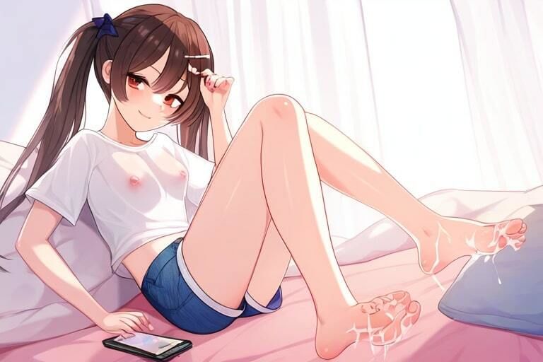 ツインテ幼馴染と足コキ〜おにいちゃんと結婚したいの。いいでしょ？〜 サンプル10ページ目