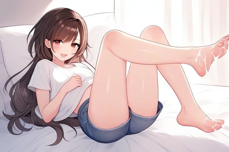 黒髪ショートカットの女の子の足コキ〜気持ちいいこといっぱい〜 サンプル3ページ目