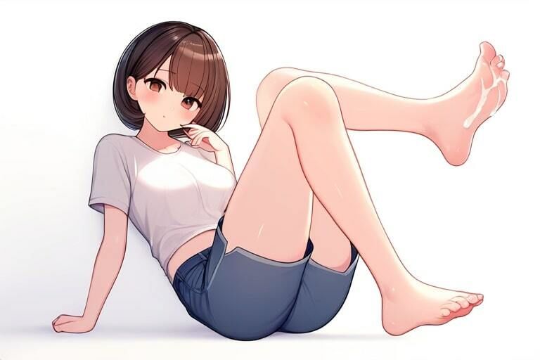 巨乳な同級生の足コキ〜エッチしてもいいよ〜 サンプル4ページ目
