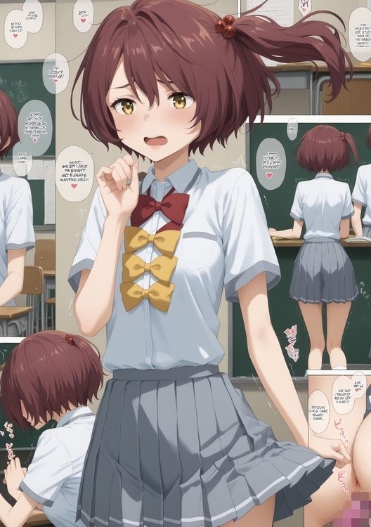 小鞠 知◯のえっちな一日 サンプル1ページ目