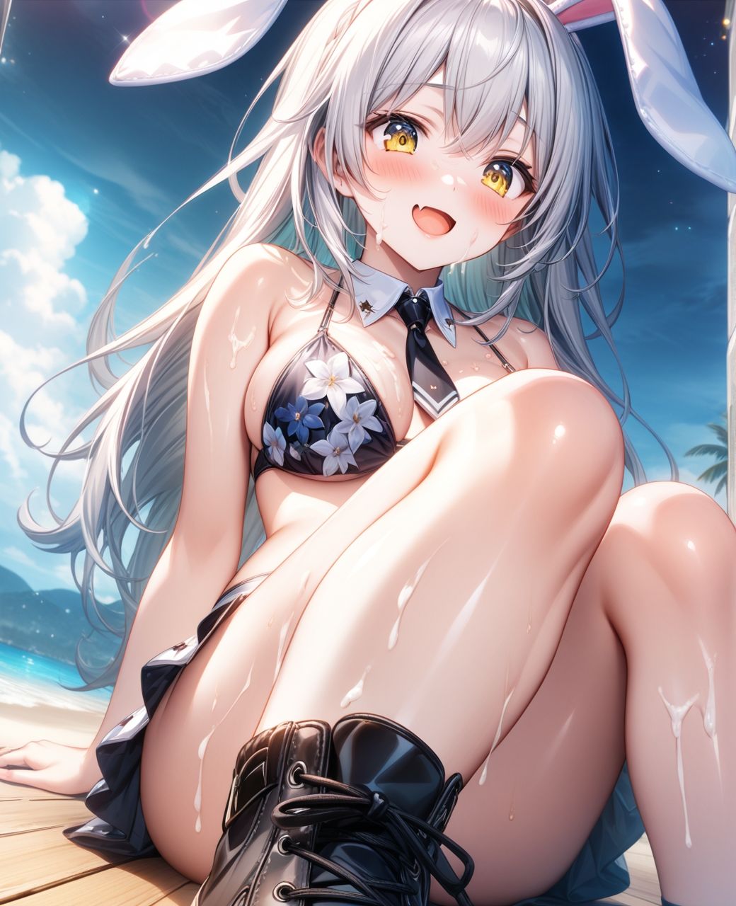 美少女〇〇まみれ・ブラ〇（NIKKE） サンプル5ページ目