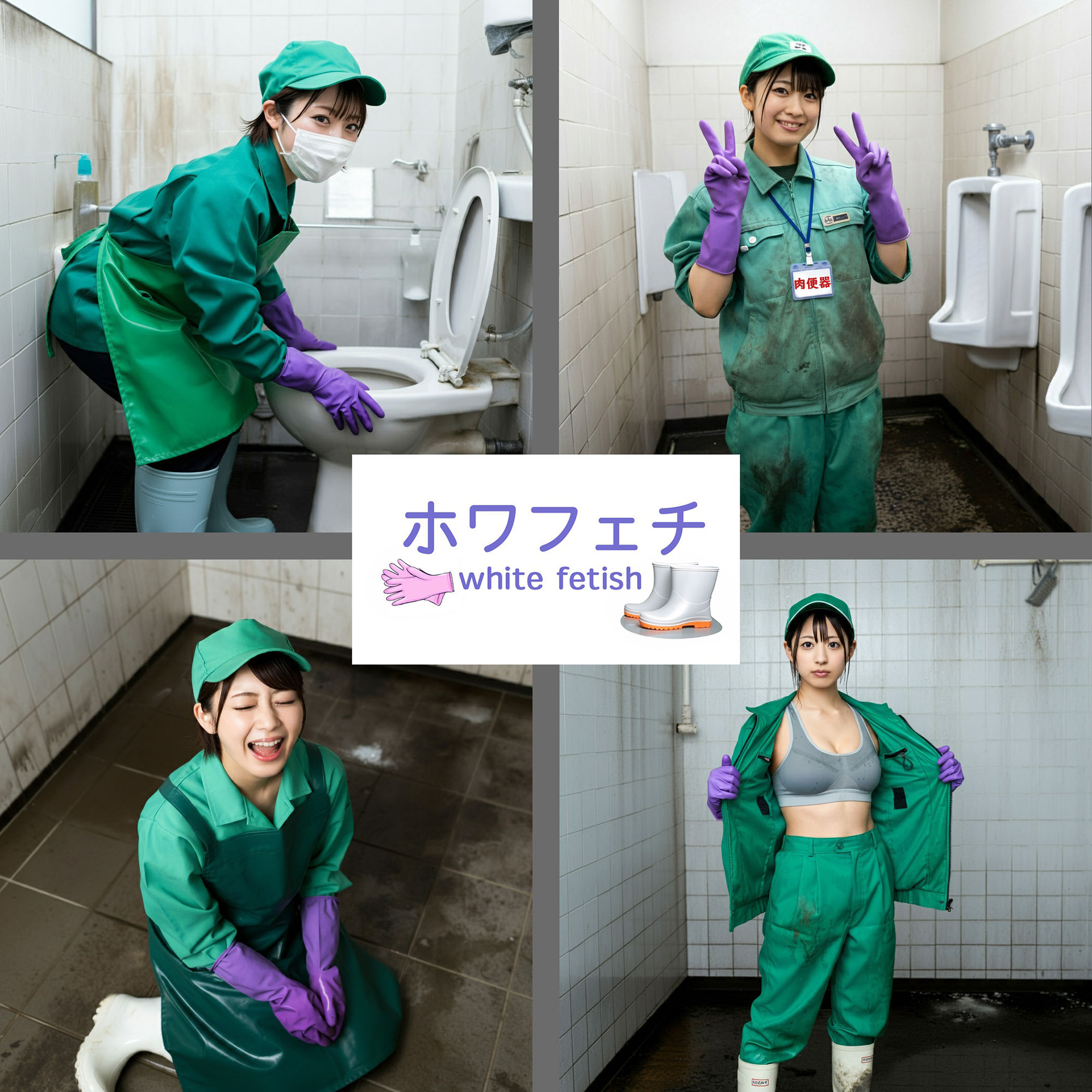 ゴム手袋の誘惑 〜彼女が清掃する理由〜 サンプル1ページ目