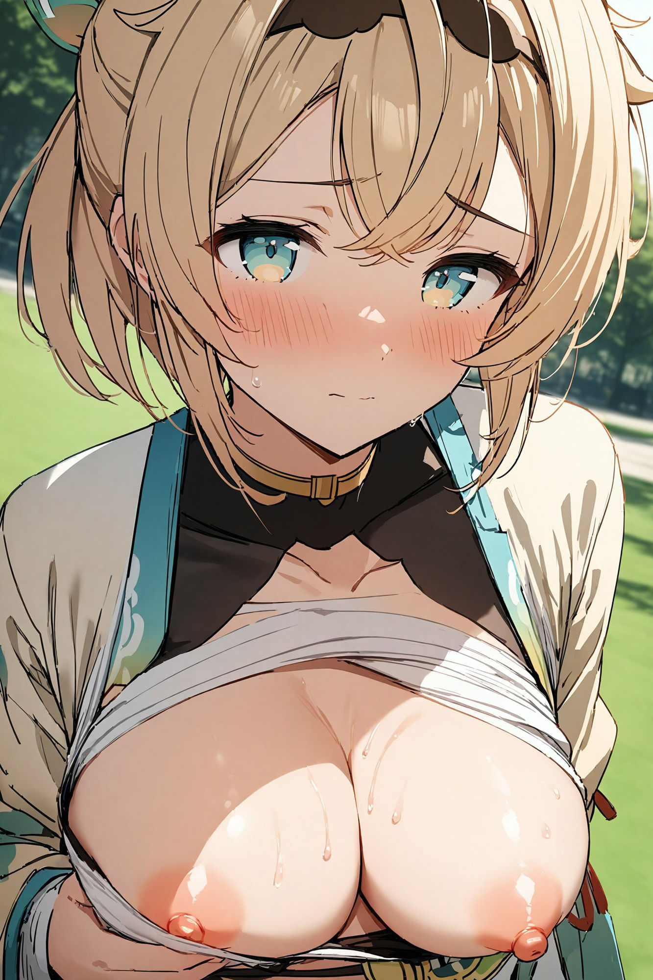 こっそりおっぱいを見せてくれる〜風真いろは編〜 サンプル1ページ目
