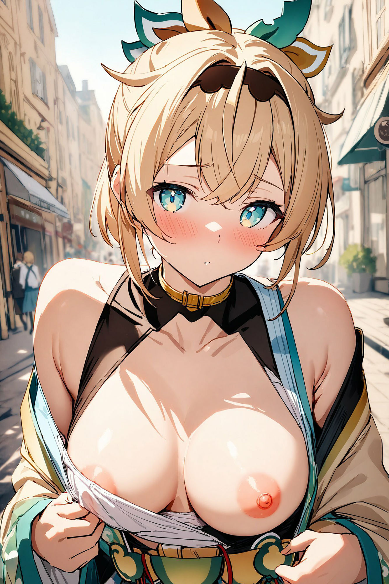 こっそりおっぱいを見せてくれる〜風真いろは編〜 サンプル4ページ目
