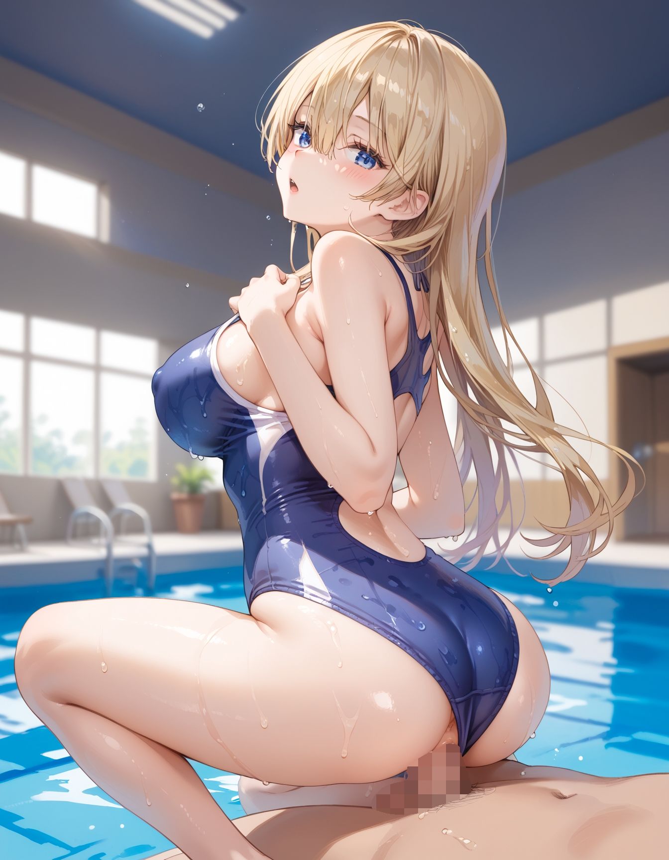 各クラスの1軍女子が、スク水や競泳水着でデカチンの先輩や彼氏にバチボコに中出しされてメス堕ちしちゃった件w 3 サンプル2ページ目